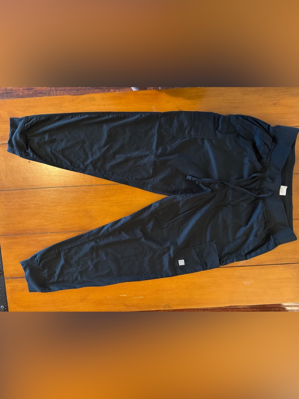 Black scrub pants